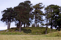 Craigh na Dun with the standing stones from Outlander
